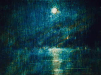 C. Rohlfs, Nuit de lune bleue (Ascona)
